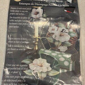 NIP ANITA'S Decoupage Hand-Painted Decoupage Prints Bette Byrd Magnolia Florals